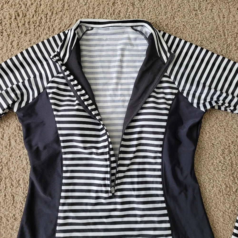 Coolibar Women's Escalante Zip Rash Guard UPF 50+ - Picture 4 of 8